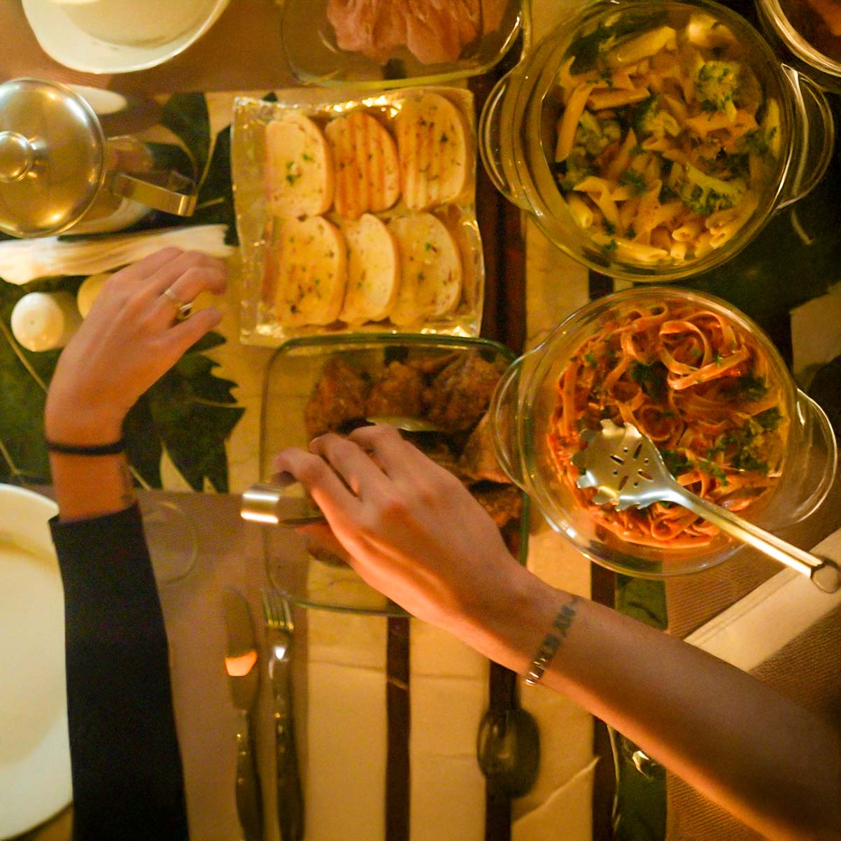 Share a curated Italian meal at the rustic on-property equestrian themed cafe.